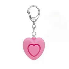Security Defense Alarm 125Db LED Light Keychain Self Defense Emergency Safety He