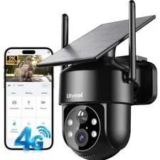 Advanced 2K Solar Security Camera with Night Vision & Easy Installation - 4G LTE