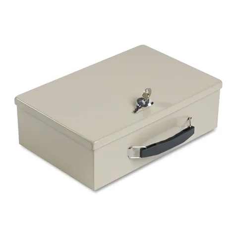 MMF Industries STEELMASTER Fire-Retardant Steel Security Chest with Key Lock ...