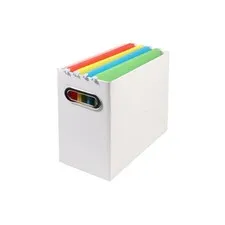 Collapsible File Organizer Box with Handle, Filing Organizer for Home or Offi...