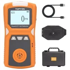 Toptes Guard-611 Portable H2S Detector Features A Convenient H2S Monitor Clip
