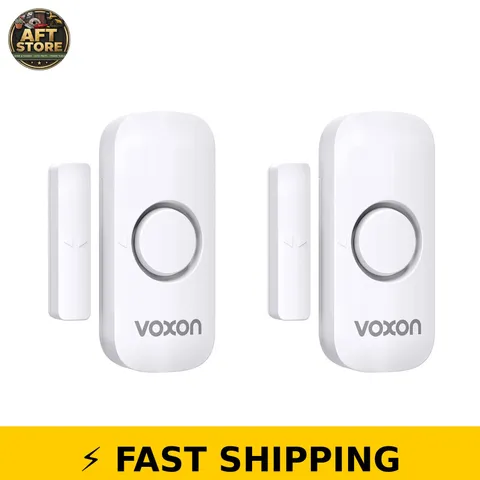 VOXON Door Alarm for Kids Safety - Window & Door Security Sensor Pack of 2