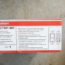 Legrand On-Q Selective Call Room Unit LCD Display White IC7001-WH