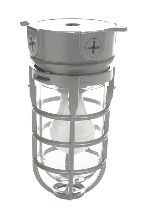 Woods L1706 Vandal Resistant Security Light With 9.5" x 4.5" x 4.5", Silver