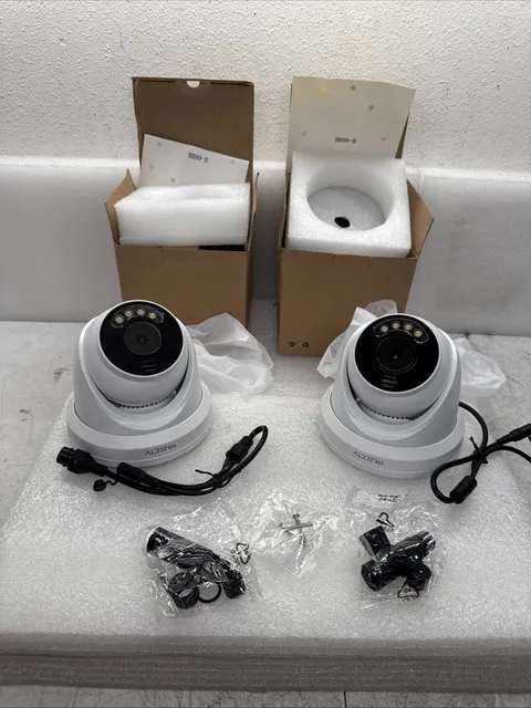 Lot Of 2 New Camera TrueCCTV  TR-IP12TW28 12MP IP Turret Night Color With Mic