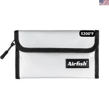 Fireproof Money Bag - 5x8 Waterproof Wallet for Ultimate Valuables Protection