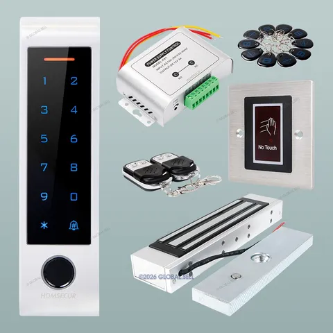 HOMSECUR Weatherproof IP66 APP WIFI Password RFID Access Control Anti-Tamper