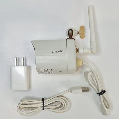 Zmodo ZP-IBH15-W Wired IR Indoor Outdoor Security Camera w/ AC Adapter Mount