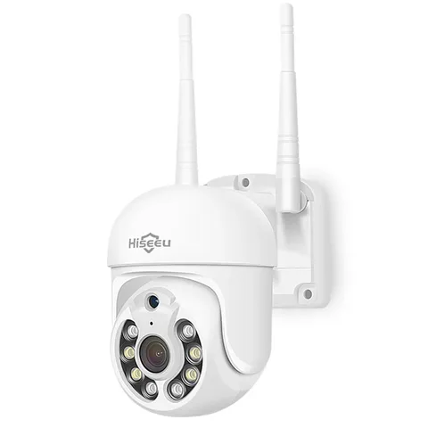 Hiseeu 5MP WiFi PTZ Security Camera Outdoor 5X Zoom Two-Way Audio IP66