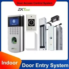 Access Control Zkteco Fingerprint Door Lock Magnetic Access ID Card Pass Kit