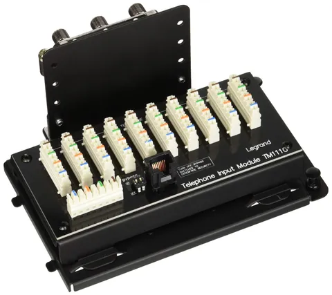 Legrand - OnQ 8 Way Digital Cable Splitter, Telephone Input Module with 10x8 ...