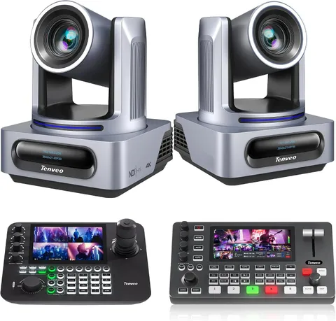 4K NDI PTZ Camera and Controller Bundle/Kit, 4K 20X AI Tracking Ndi/Sdi/Hdmi/Usb