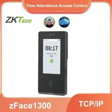 ZKTeco zFace1300 Facial Fingerprint Time Clock Employee Access Control Terminal