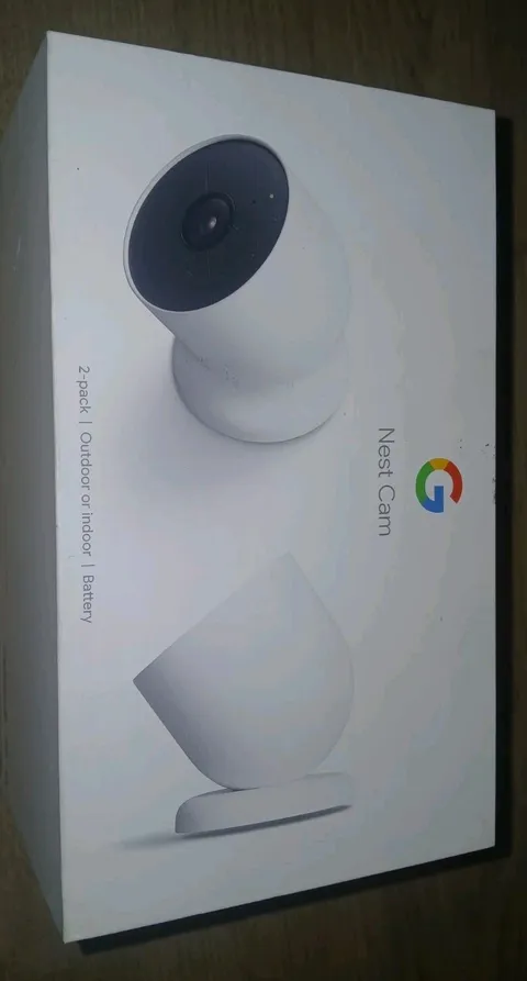 Google Nest Cam Battery Indoor/Outdoor Wireless Smart Security Camera 2 Pack NEW