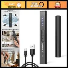 Hidden Camera Detector & GPS Tracker - Anti Spy Bug Finder, 6 Modes for Travel &