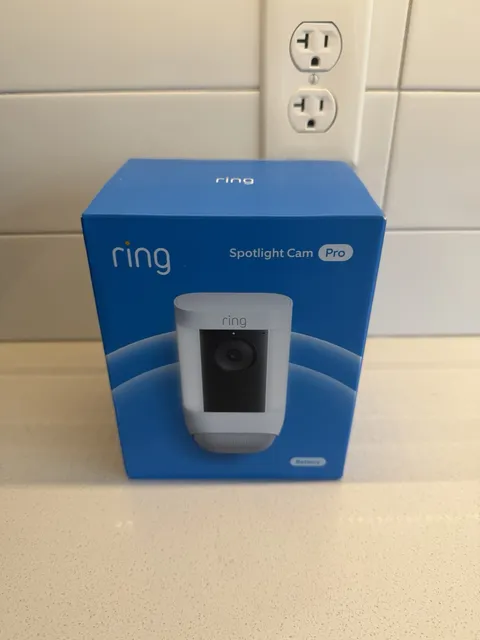 Ring Spotlight Cam Pro Battery - White