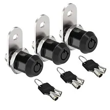 Cabinet Locks with Keys, 5/8" Cam Lock for RV Storage, Toolbox, Drawers