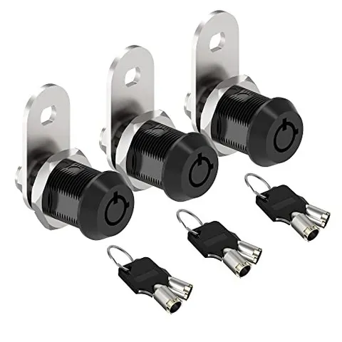 Cabinet Locks with Keys, 5/8" Cam Lock for RV Storage, Toolbox, Drawers
