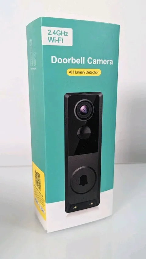 Smart Wi-Fi Video Doorbell Camera Wireless Battery Powered 2.4GHz NEW 