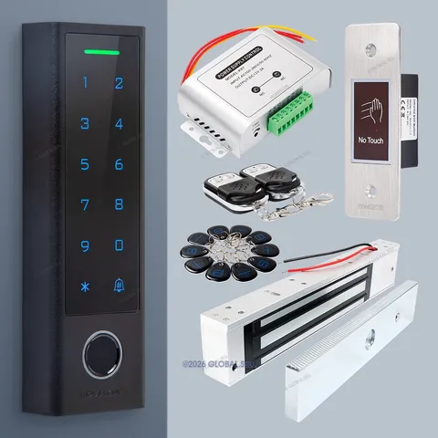 HOMSECUR Weatherproof WIFI Fingerprint RFID Access Control Set Lock APP Unlock