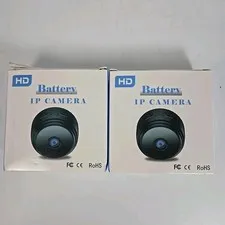 2 Mini A9 WiFi HD IP Security Camera – Night Vision, Battery, Open Box