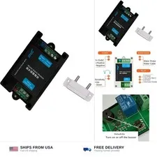 Water Detectors Sensitive Leak and Drip Alert Water Alarm Sensor with 10A Rel...