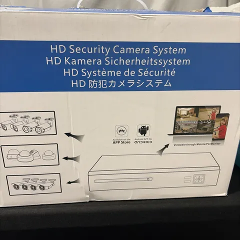 Hd Security Camera System With Four Cameras