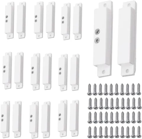 10 Sets NC Wired Surface Mounted Alarm Magnetic Door Contact Sensor Door Window