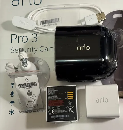 Arlo Pro 3, 2K UHD Wireless Add-on Camera with Outdoor Mount Kit - Black