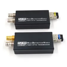  Mini HD SDI to Fiber Optic Media Converters Extenders SFP LC Singlemode 20Km