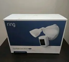 Ring Floodlight Cam Wired Pro - White - Open Box