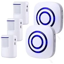 Home Business Driveway Alarm - 3 PIR Sensor, LED Indicator