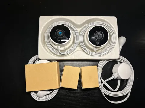 Google Nest Cam NC2400ES Outdoor Security Camera 1st Gen 2-Pack 1080p HD Wired