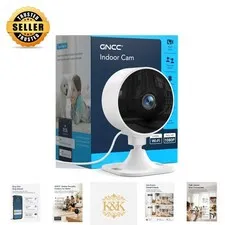 1080P Baby and Pet Monitoring Camera - HD Video, Two-Way Audio & Night Vision
