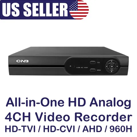CNB RHR041 4CH TVI CVI AHD 960H Analog All-in-One DVR 1080P Recording HDMI/VGA