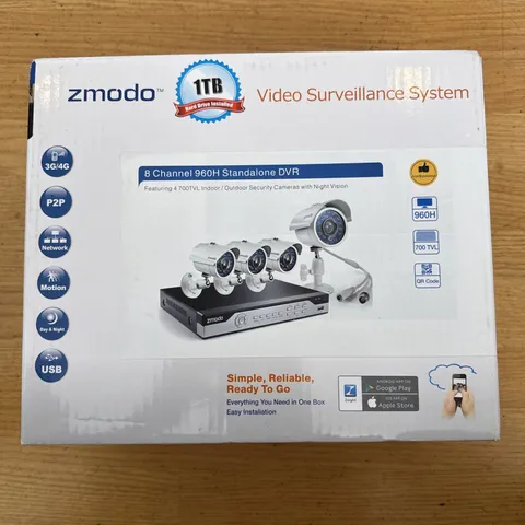 Zmodo 8 Channel 960H Standalone DVR Video Surveillance System