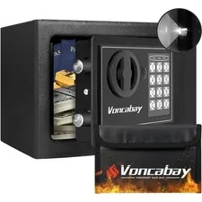 Portable Home Security Safe - 0.23 Cubic Feet