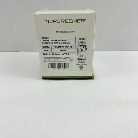 2-Pack - TOPGREENER Occupancy Sensor PIR Wall Switch TDOS5-J-W2P-UF - White 
