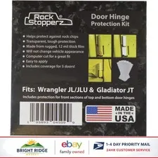 Door Hinge Protection Kit for Jeep Wrangler JL/JLU/Gladiator - 5 Door Coverage