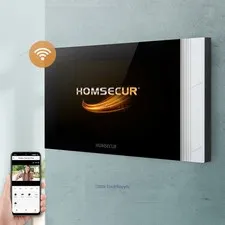 HOMSECUR Indoor Monitor Voice Message For WIFI Video Doorphone Entry Intercom