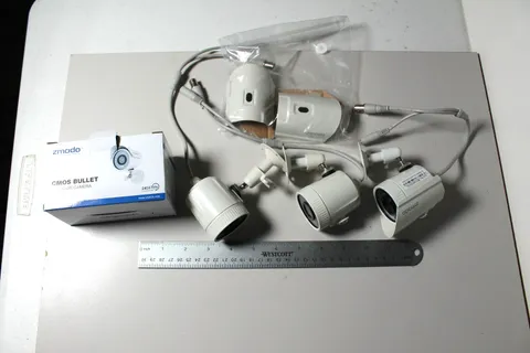 QTY 4 - ZMODO COAX (ZMD CBH-BUS23NM) CMOS BULLET Outdoor Camera