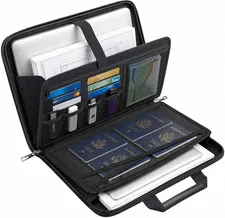 Fireproof Document Bag 5200℉ Waterproof File Organizer Passport Money Storage
