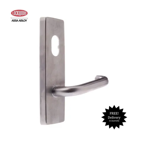 Lockwood 1801/70SC Exterior Plate-Square End Door Furniture-FREE POST