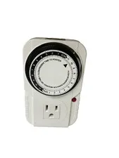 Timer Plug Programmable Stopwatch Adaptor Programmer Power 24H Indoor