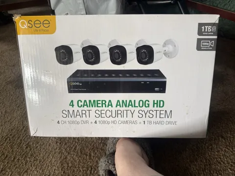 Qsee Four Camera Analog Hd Smart Security System