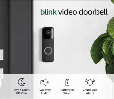 Blink Video Doorbell Camera Wired / Wireless Two Way Audio HD video & Alexa