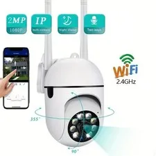 1080P WiFi Security Camera 360° Two-Way Audio Night Vision FireFrog
