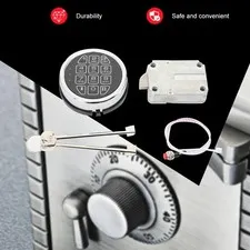 Electronic Safe Lock Replacement Round Keypad Lock Solenoid Kit For Safe Box