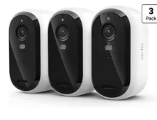 Arlo Essential 2K Wireless Wi-Fi Cameras 3-Pack Rechargeable, Night Vision