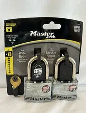 Master Lock Stainless Steel Laminated Padlock -  2 Pack 5TLF